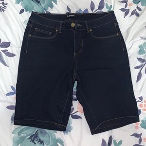 d.jeans Dark Blue Shorts | Bermuda Length